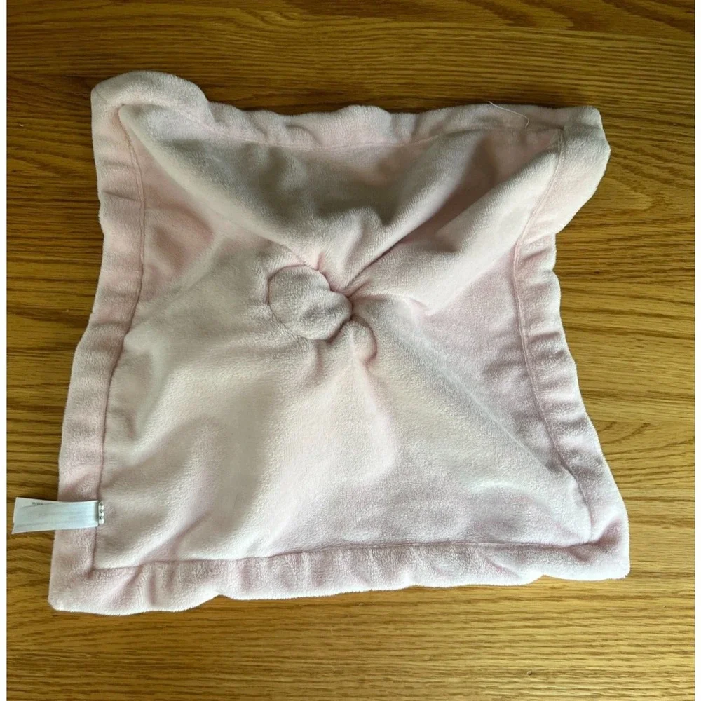Carter's White Bear Pink Gray Leopard Cheetah Plush Baby Lovey Security‎ Blanket